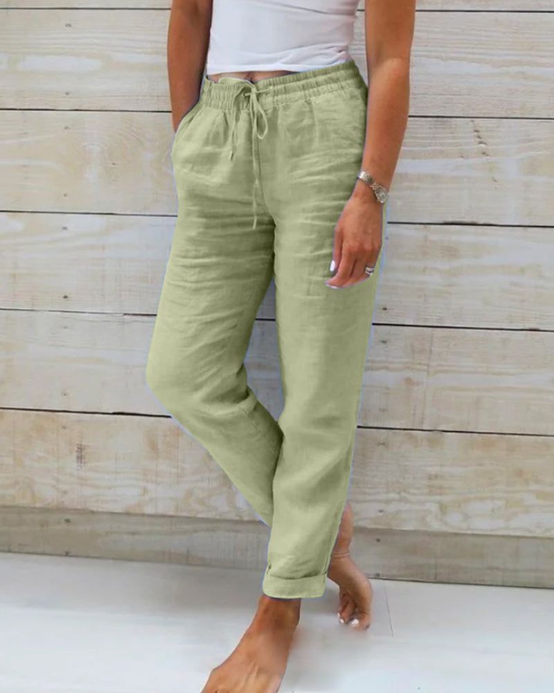 Elodie - Luxe blend Tailored Trousers