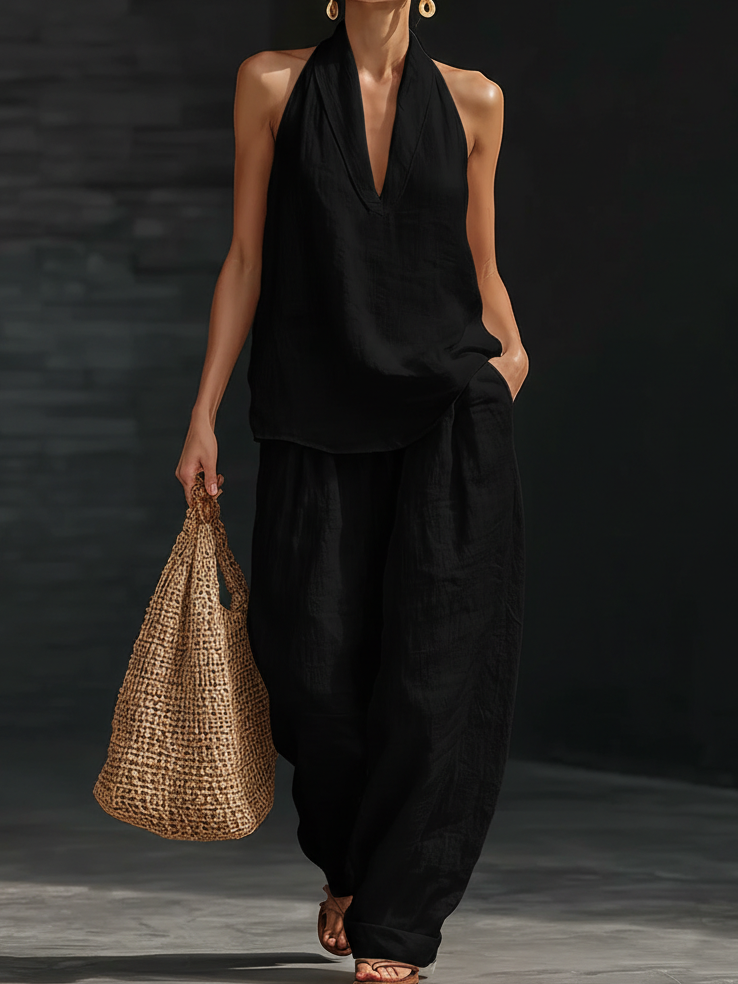 Casual And Cozy Minimalist Ease Two-piece Set