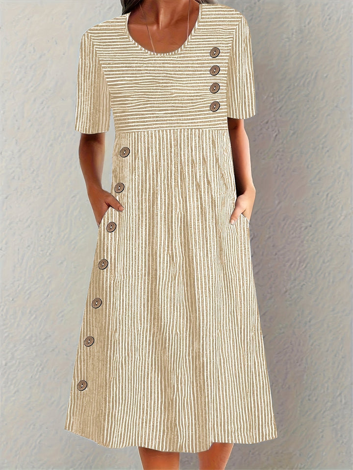 Sofia | Striped Casual Dress – Relaxed Summer Fit
