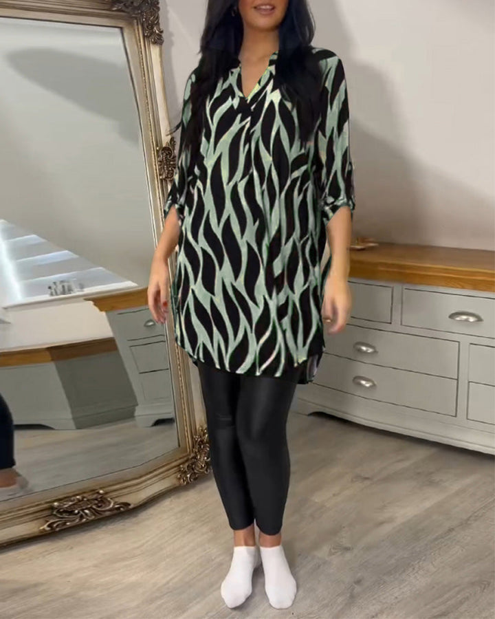 ALEXANDRA | Women Printed Loose-Fit Top