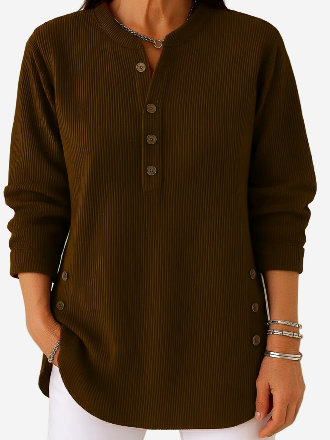 Harperly – Long Sleeve Solid Knitwear