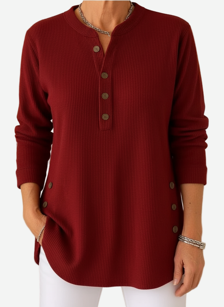 Harperly – Long Sleeve Solid Knitwear