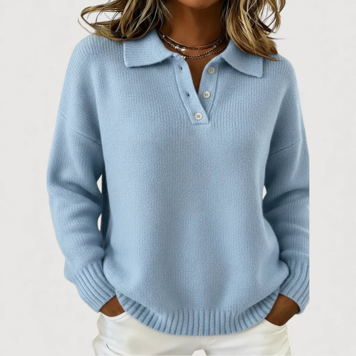 Isabel | Cozy Collared Knitwear