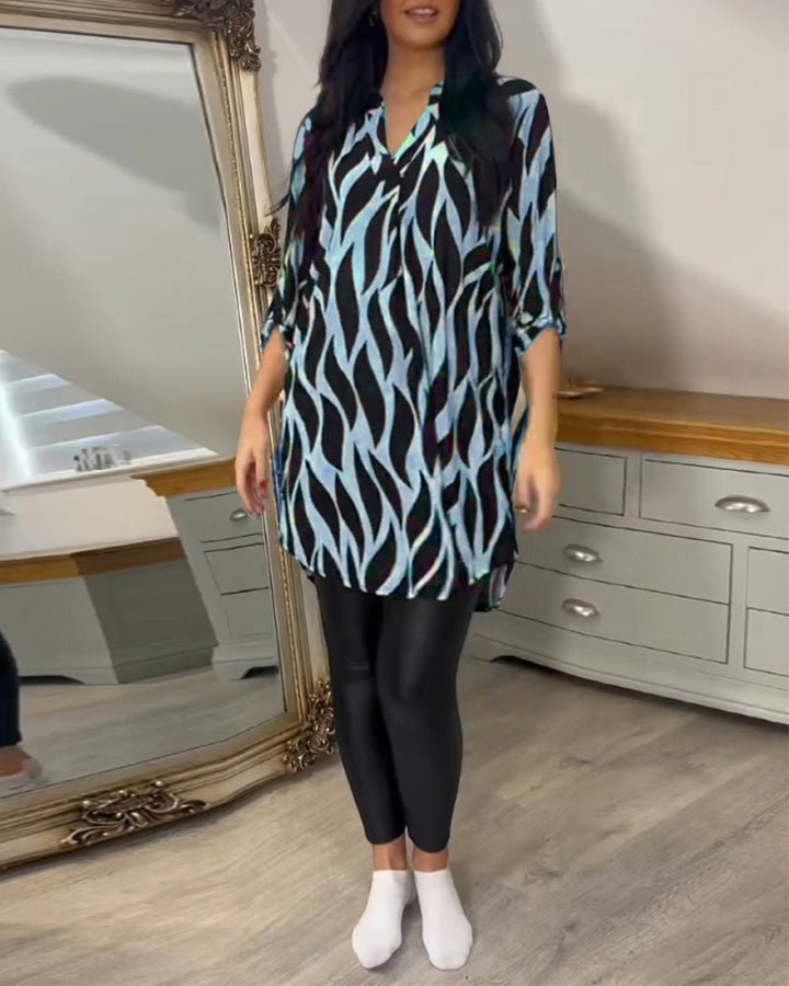 ALEXANDRA | Women Printed Loose-Fit Top
