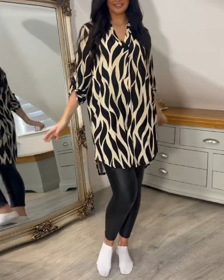 ALEXANDRA | Women Printed Loose-Fit Top