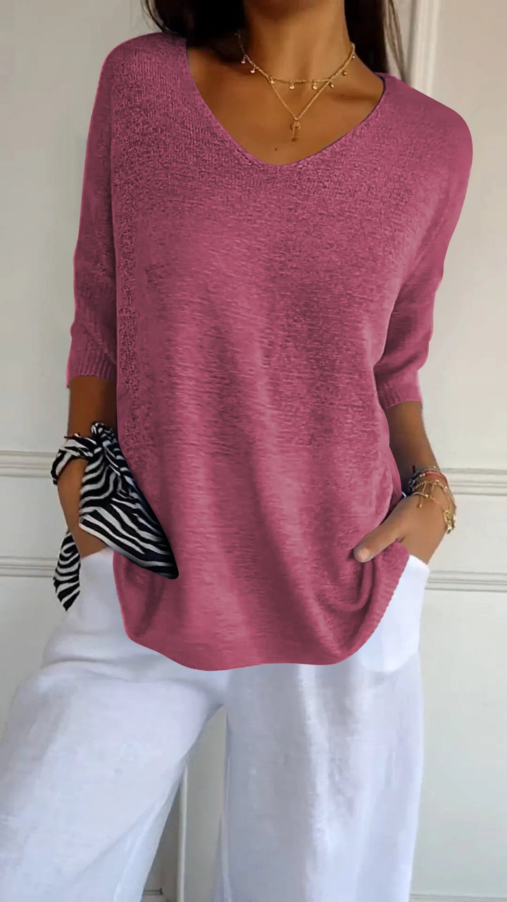 LAUREN | Women Casual V-Neck Top
