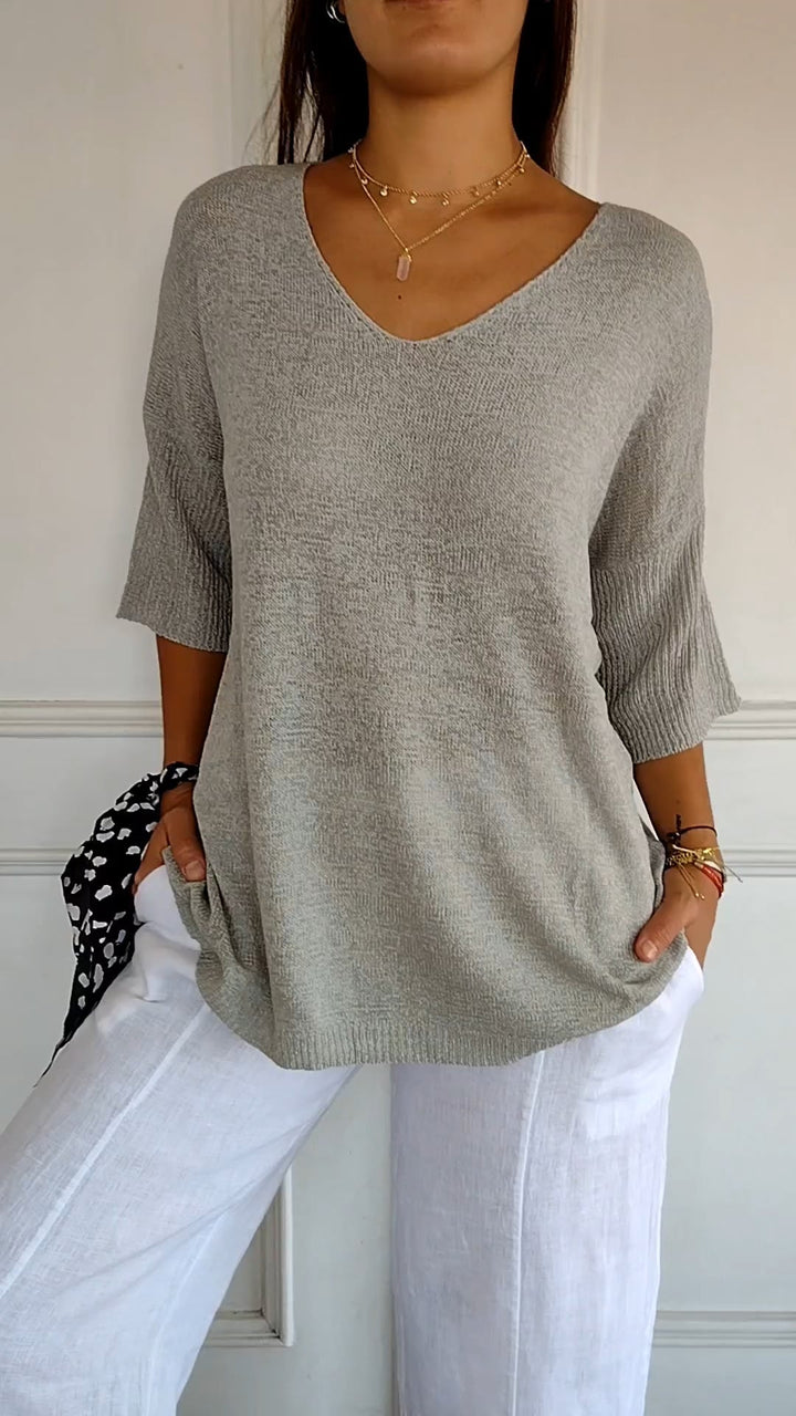 LAUREN | Women Casual V-Neck Top