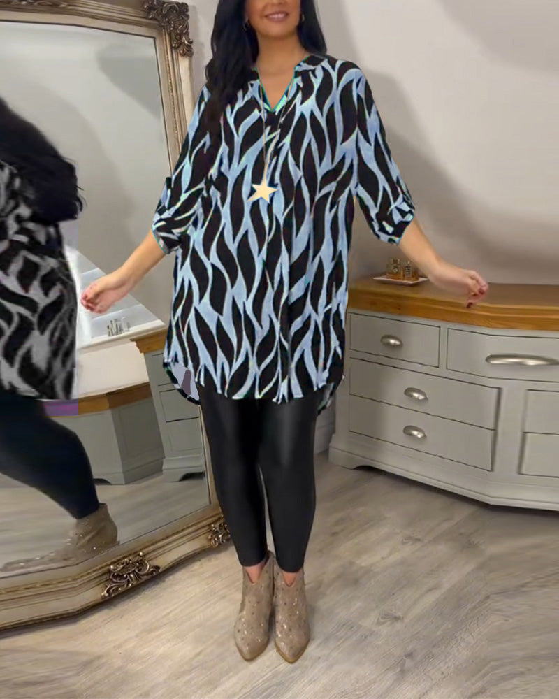 ALEXANDRA | Women Printed Loose-Fit Top