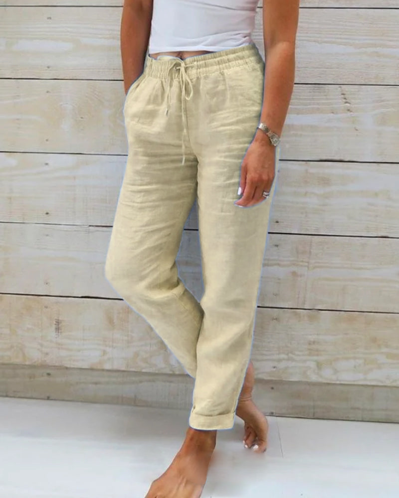 Elodie - Luxe blend Tailored Trousers