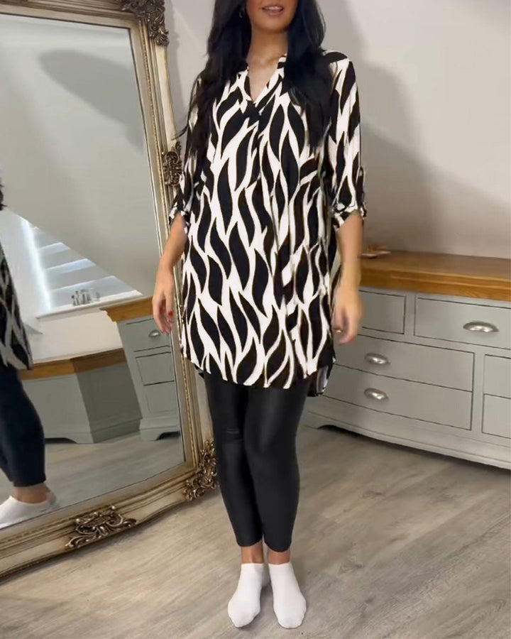 ALEXANDRA | Women Printed Loose-Fit Top