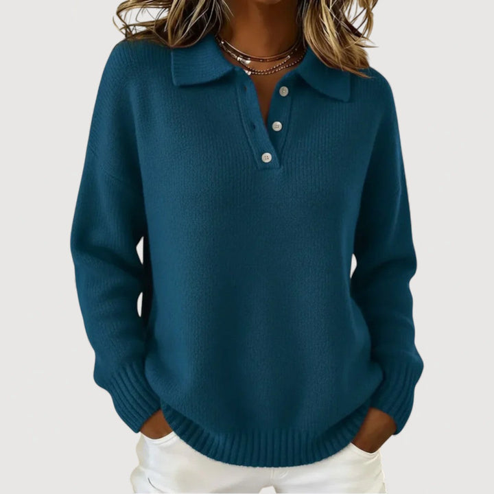 Isabel | Cozy Collared Knitwear