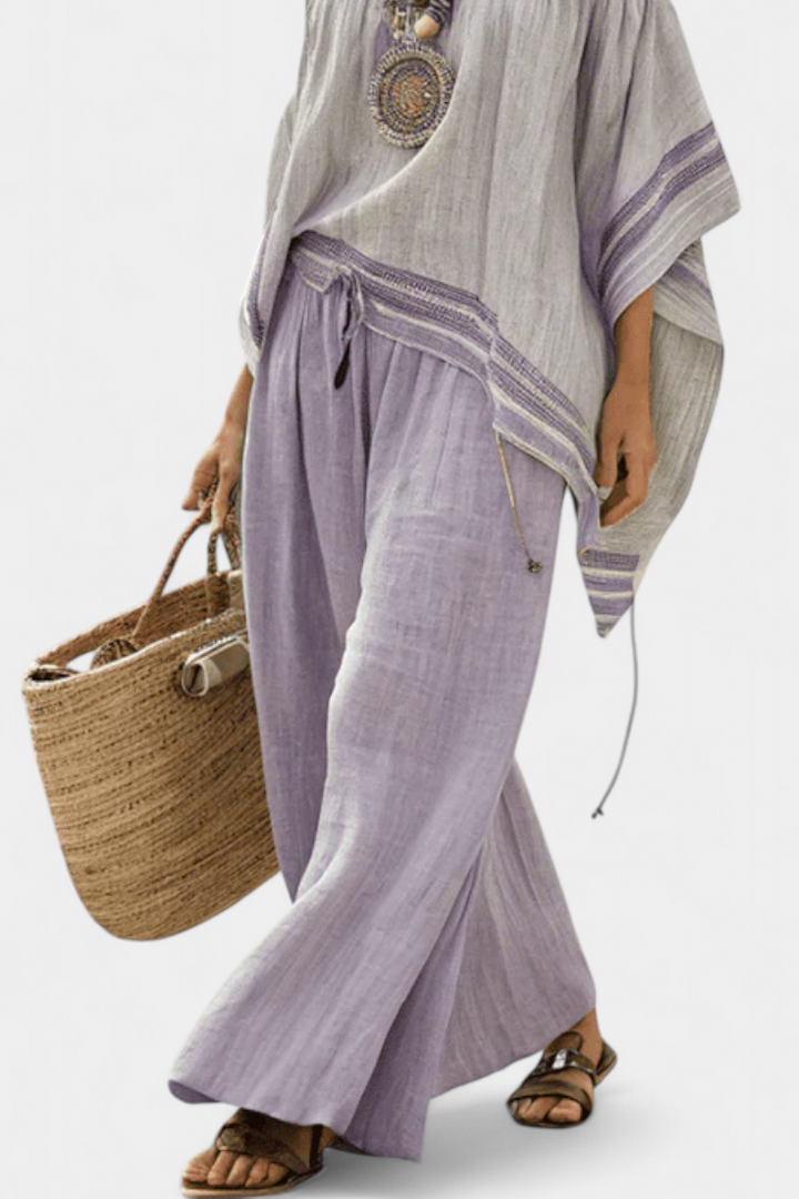 Saltwater Lane — Off-Shoulder Ease Set