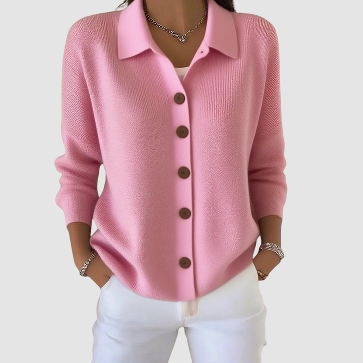 Riah | Soft Button-Up Knit Cardigan