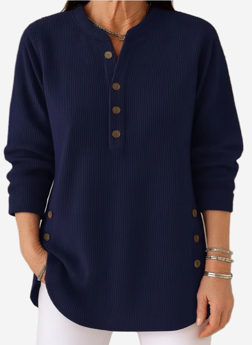 Harperly – Long Sleeve Solid Knitwear