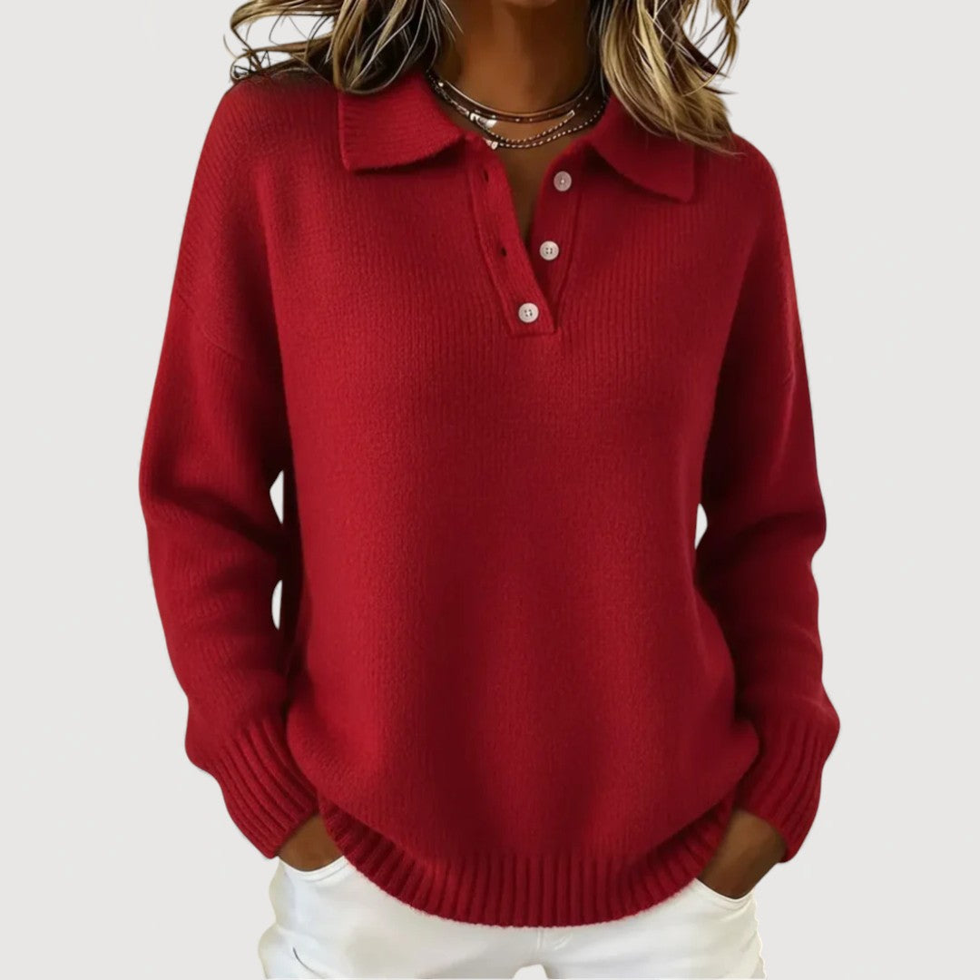 Isabel | Cozy Collared Knitwear