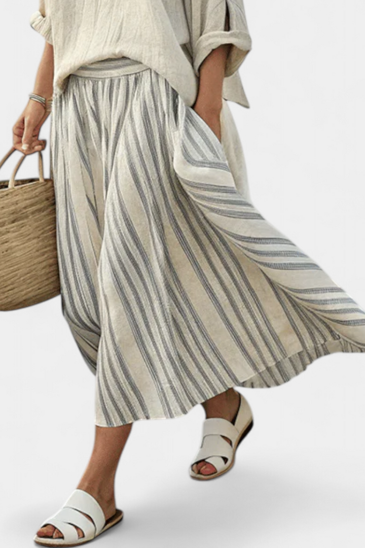 Faelith — Striped Ease Set