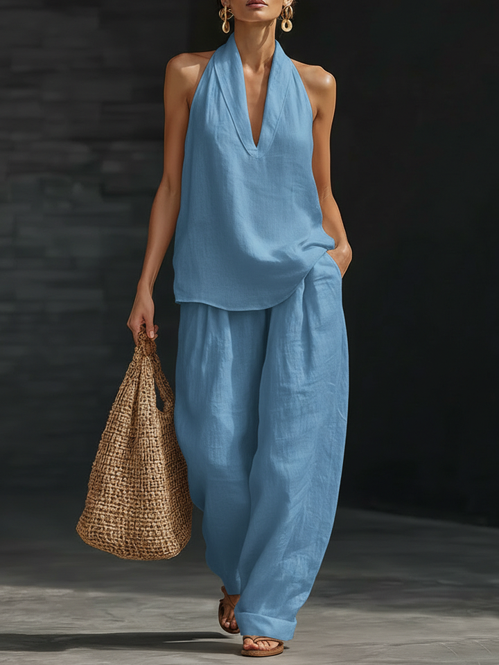 Casual And Cozy Minimalist Ease Two-piece Set