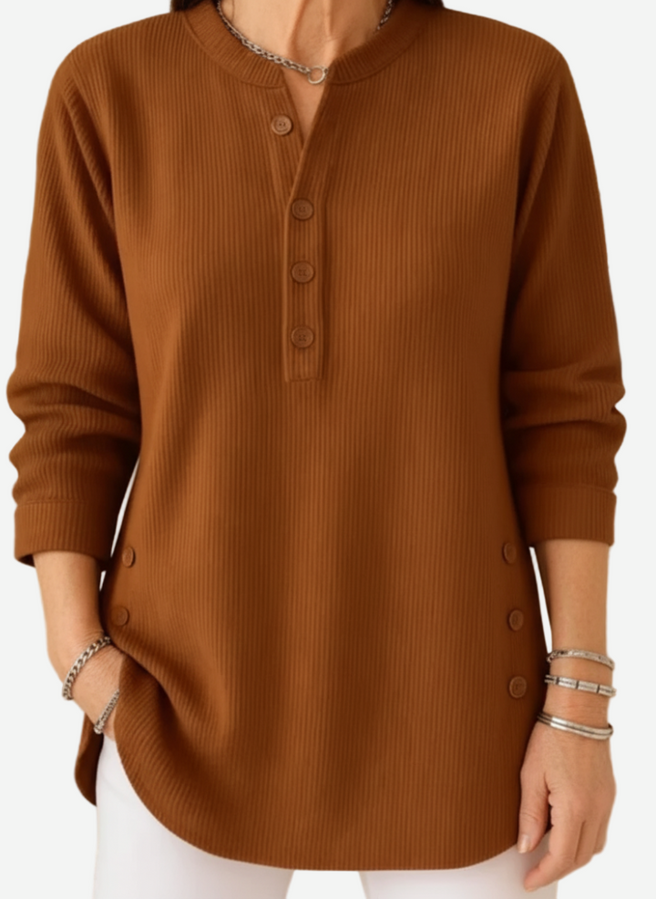 Harperly – Long Sleeve Solid Knitwear