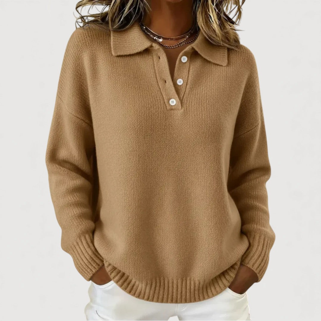 Isabel | Cozy Collared Knitwear