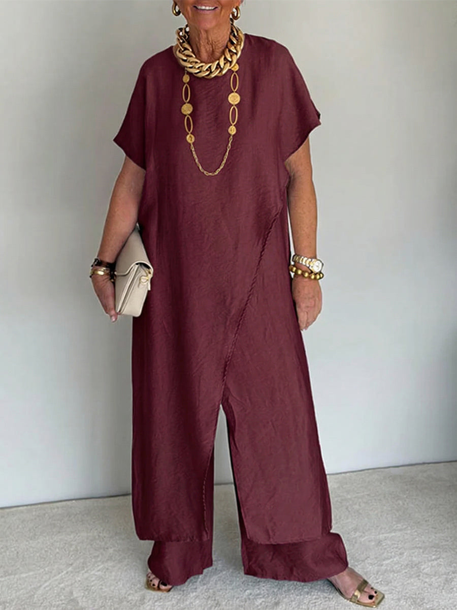 Arbutus Lane — Asymmetrical Knit Set