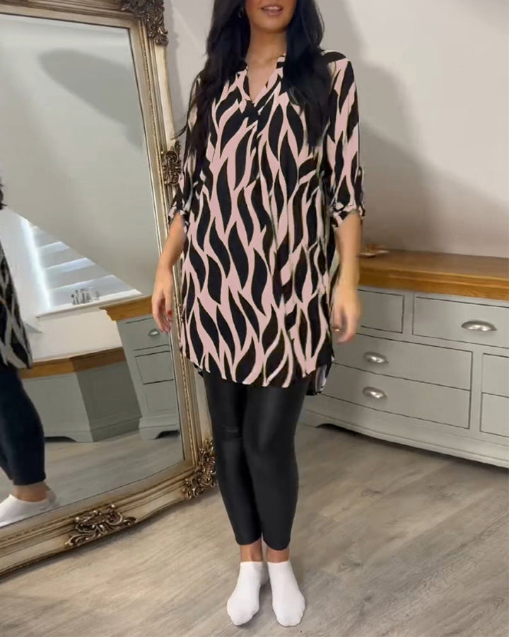 ALEXANDRA | Women Printed Loose-Fit Top