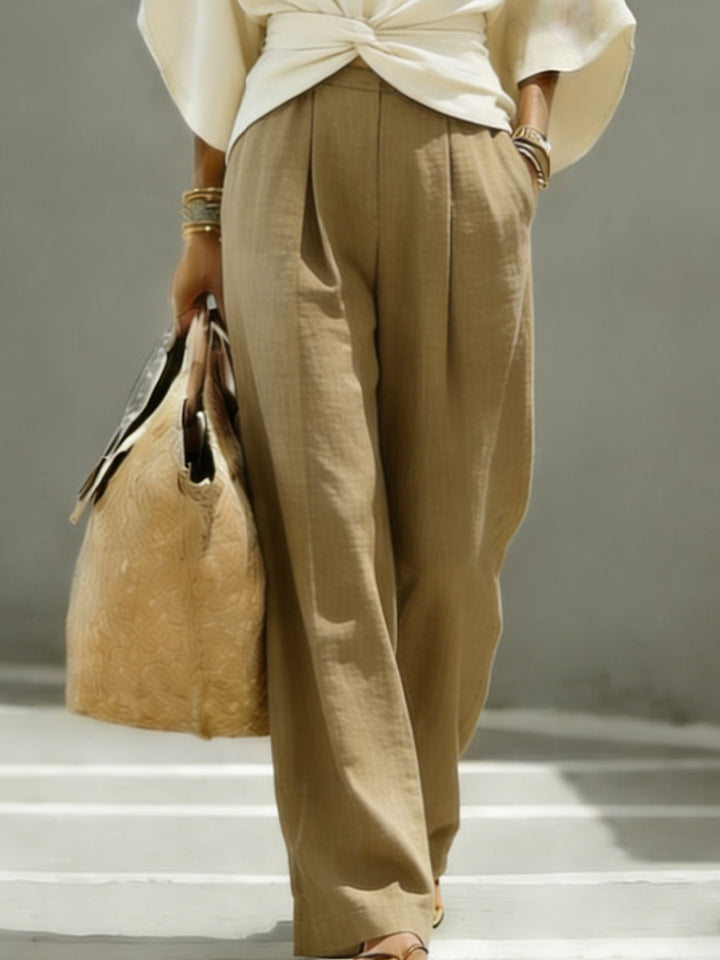 Liora | Wide-Leg Pants – Effortless Flow Fit