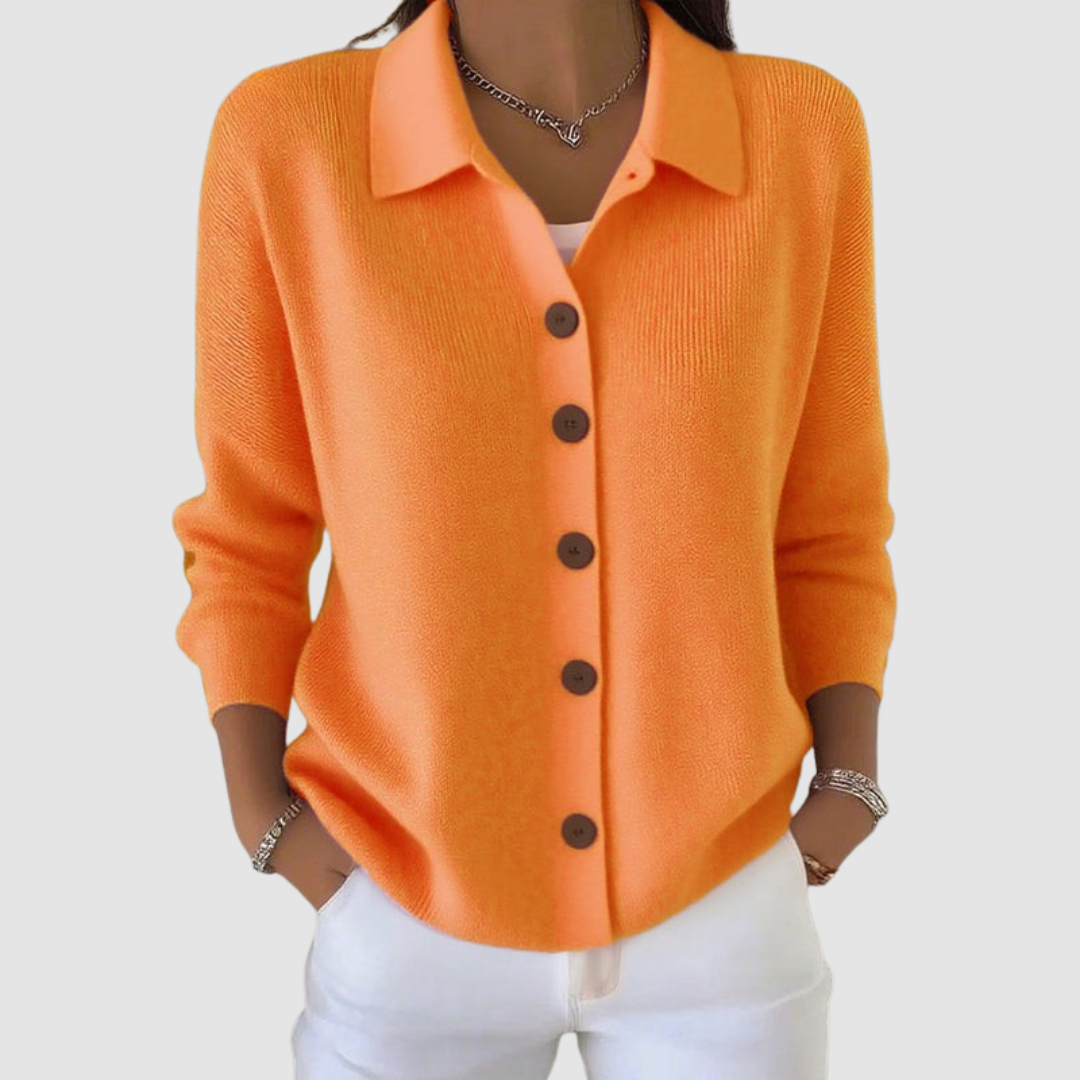 Riah | Soft Button-Up Knit Cardigan