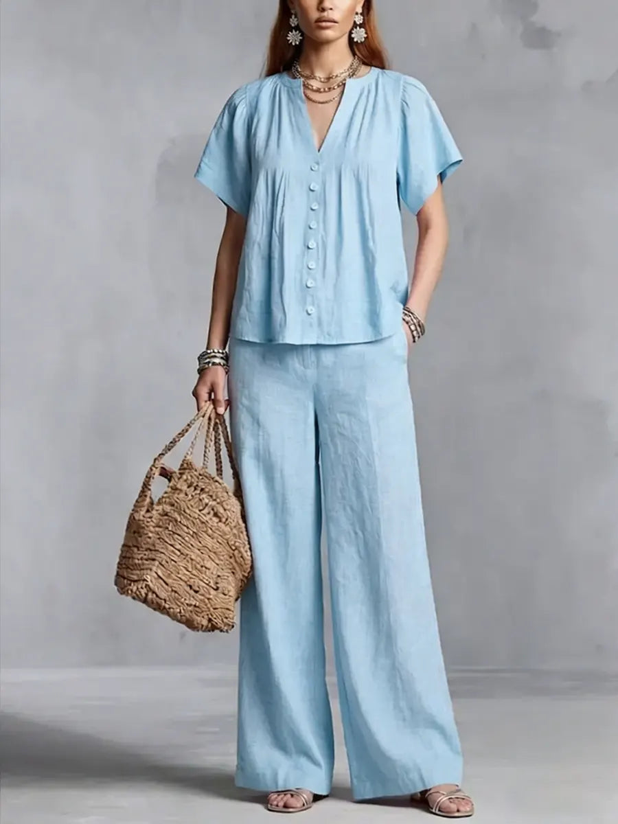 Women's Flow Wide-leg Pants Set