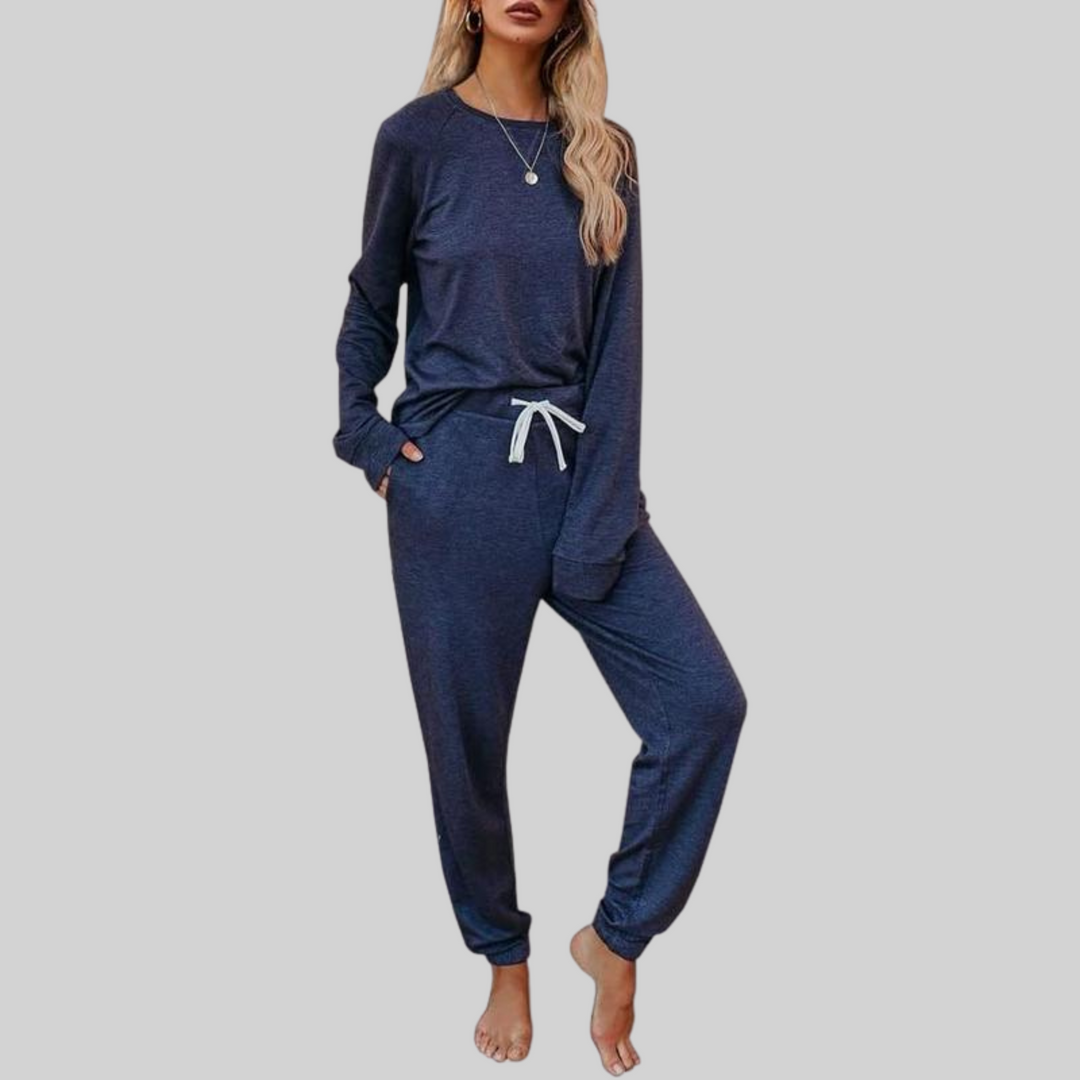 Jocelyn| Casual Long Sleeve and Sweatpants Set