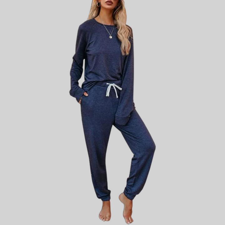 Jocelyn| Casual Long Sleeve and Sweatpants Set