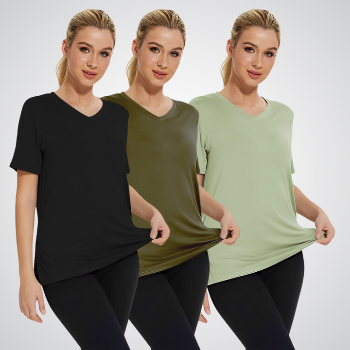 SELENA | Casual Loose Fit Tee Pack of 3