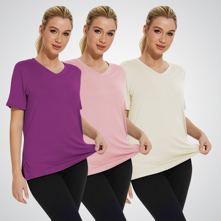 SELENA | Casual Loose Fit Tee Pack of 3