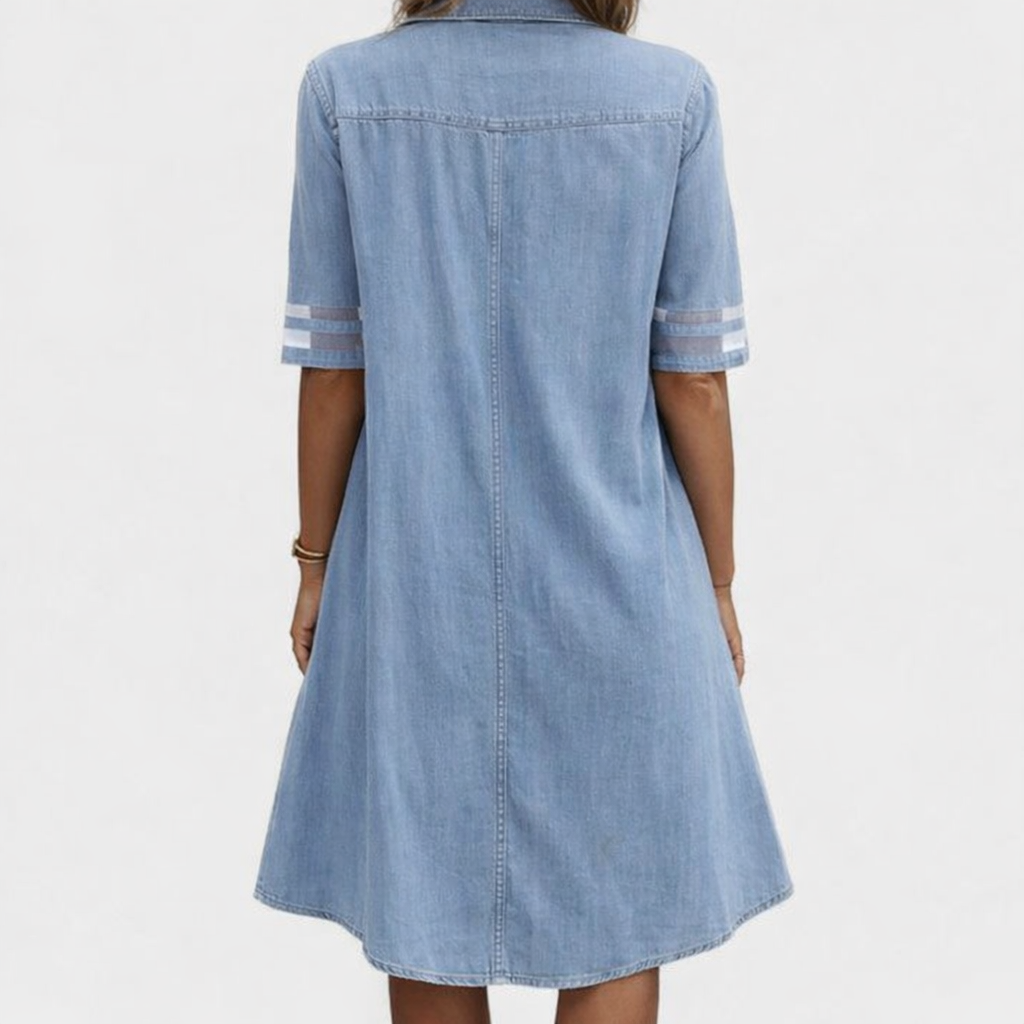 Brittany | Denim Casual Dress – Relaxed Everyday Fit