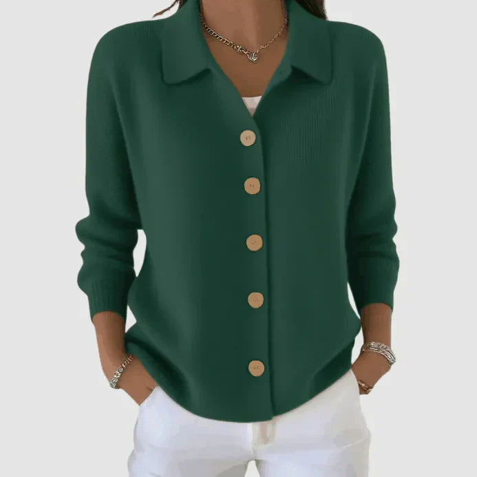 Riah | Soft Button-Up Knit Cardigan