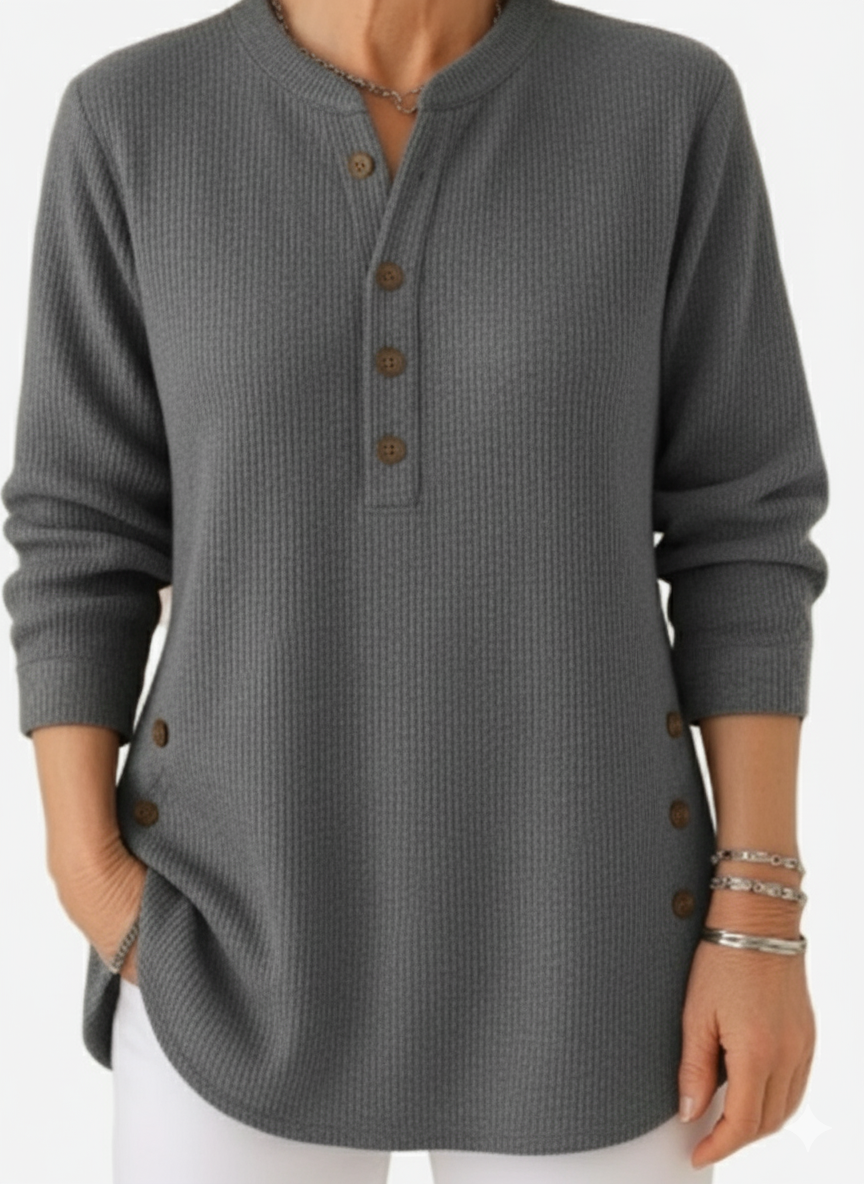 Harperly – Long Sleeve Solid Knitwear