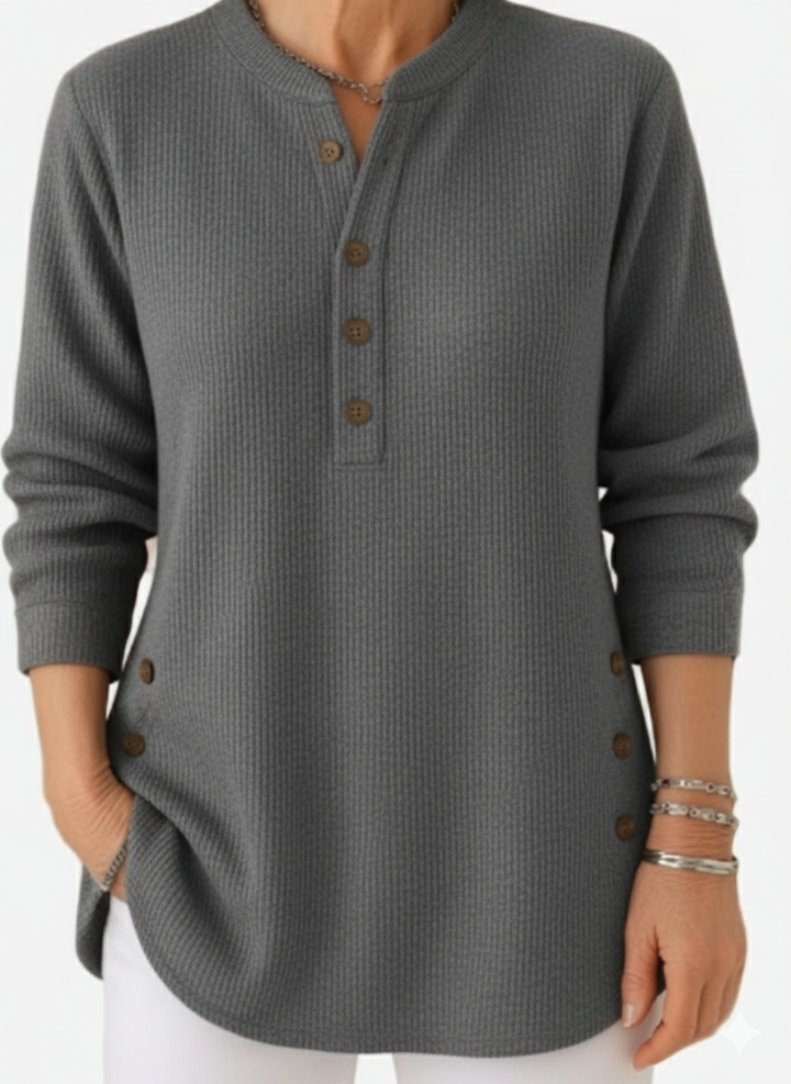 Harperly – Long Sleeve Solid Knitwear