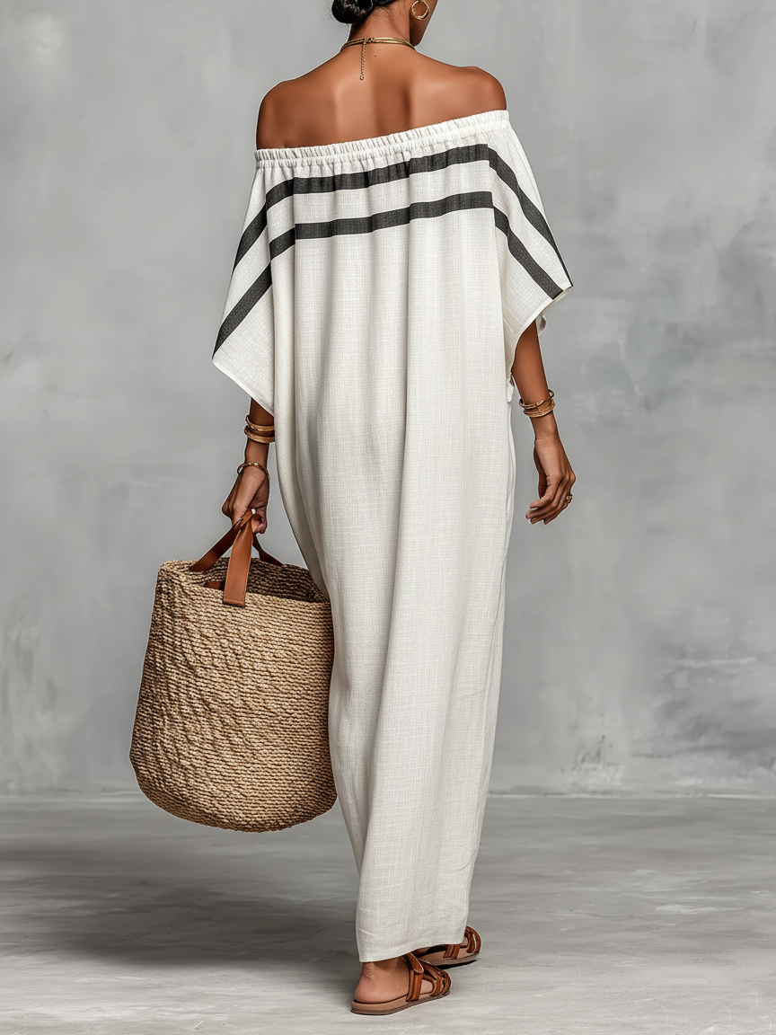 Briella — The Off-Shoulder Breeze Maxi Dress