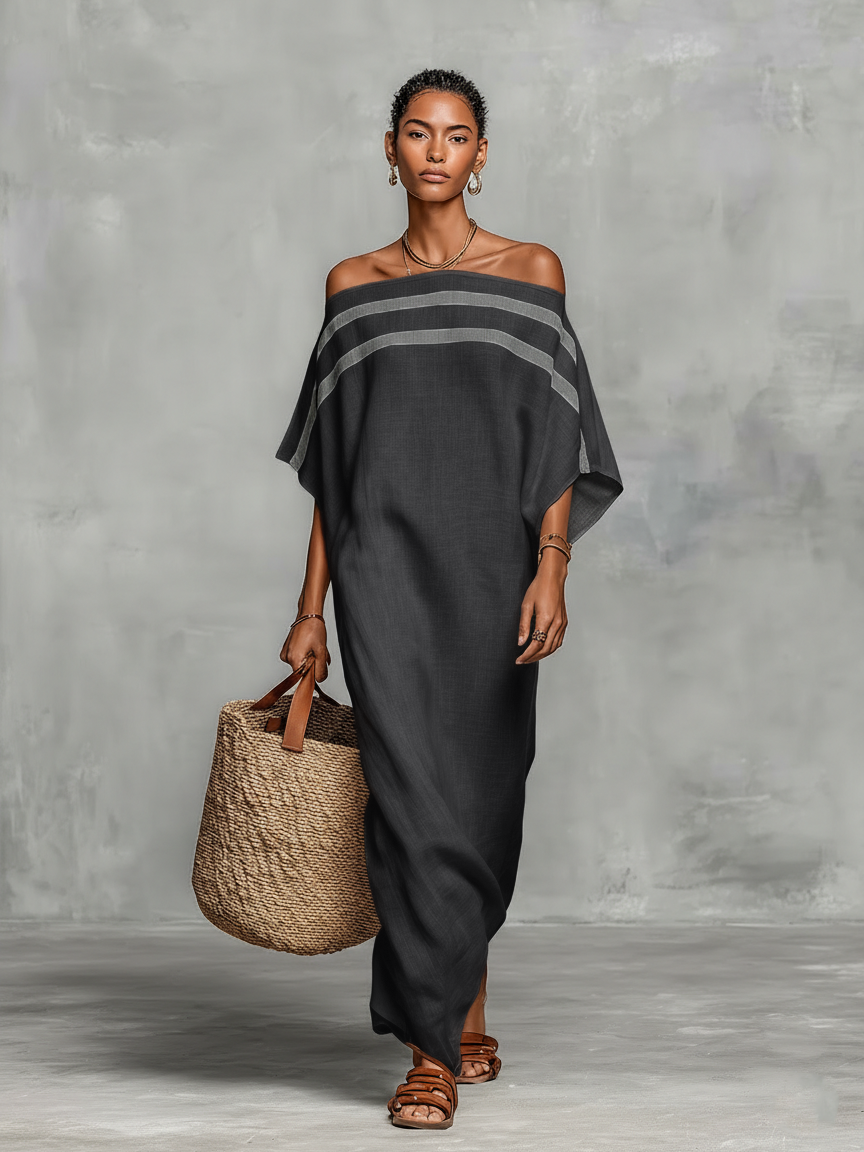 Briella — The Off-Shoulder Breeze Maxi Dress