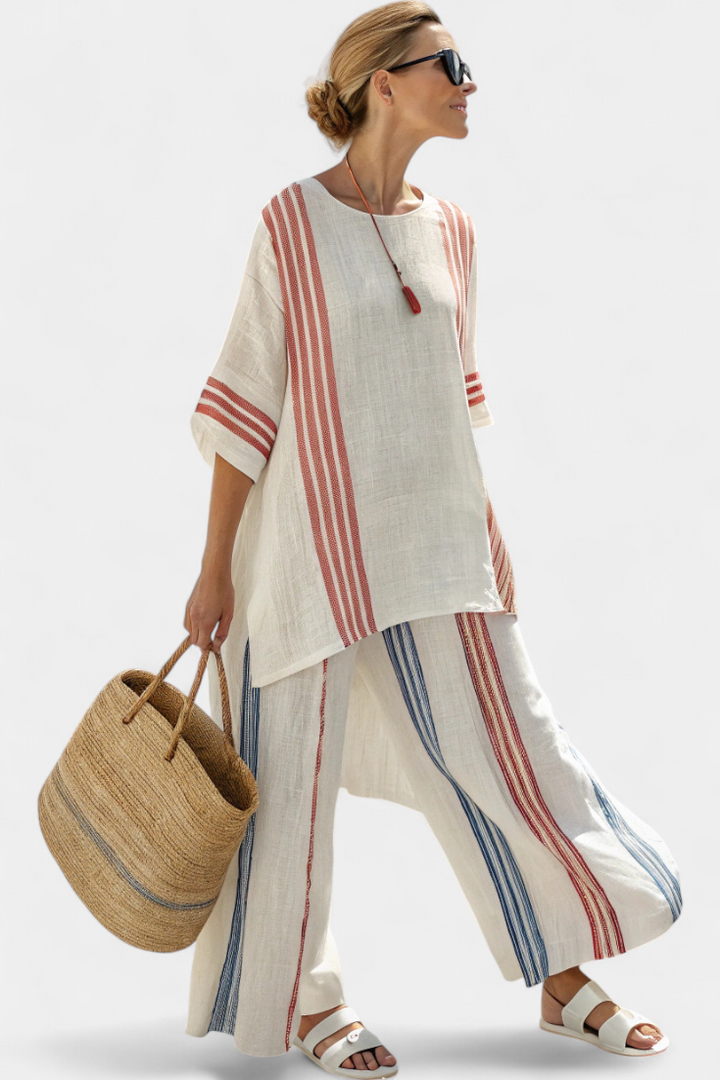 Solvane & Co. — Striped Breeze Set