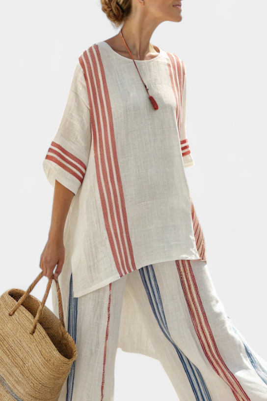 Solvane & Co. — Striped Breeze Set