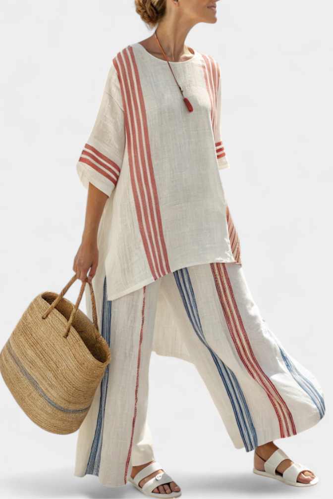 Solvane & Co. — Striped Breeze Set