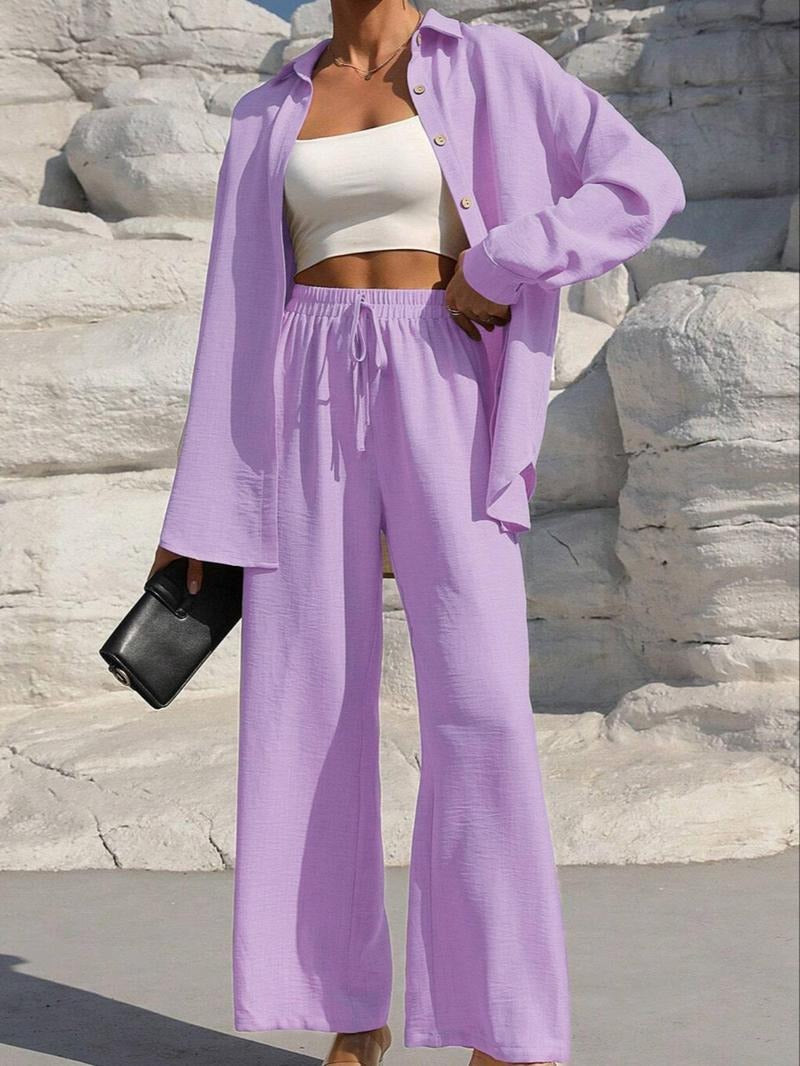 Velourne | Cardigan & Pants Set