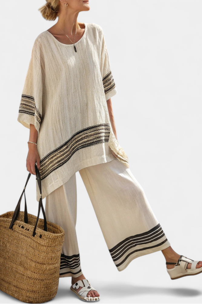 Solvane — Striped Breeze Set