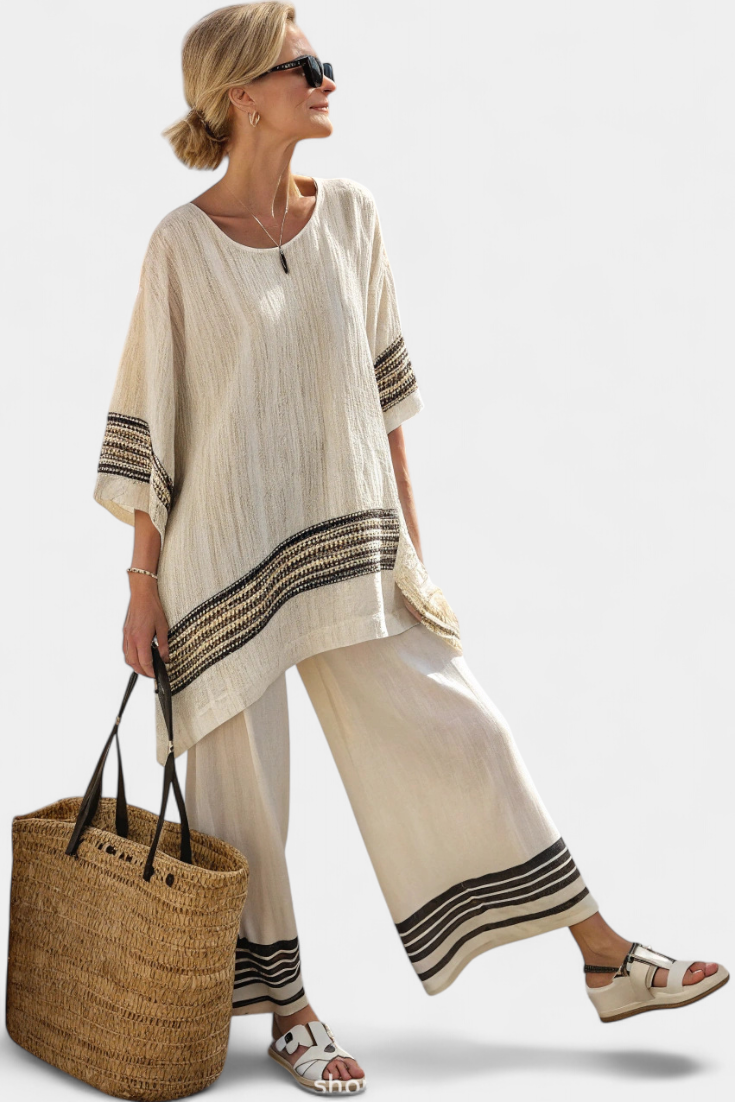 Solvane — Striped Breeze Set