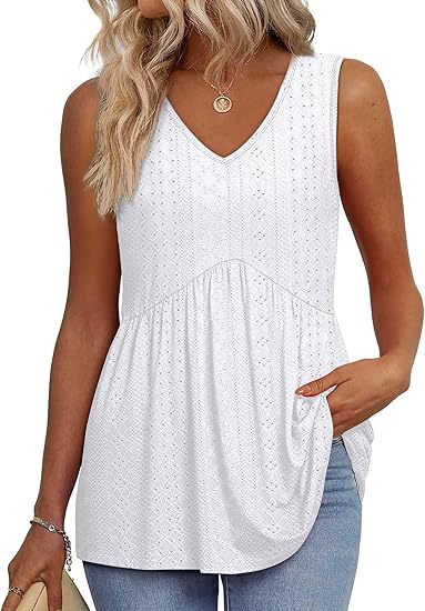 ELIORA | Effortless Flowy Sleeveless Tank Top