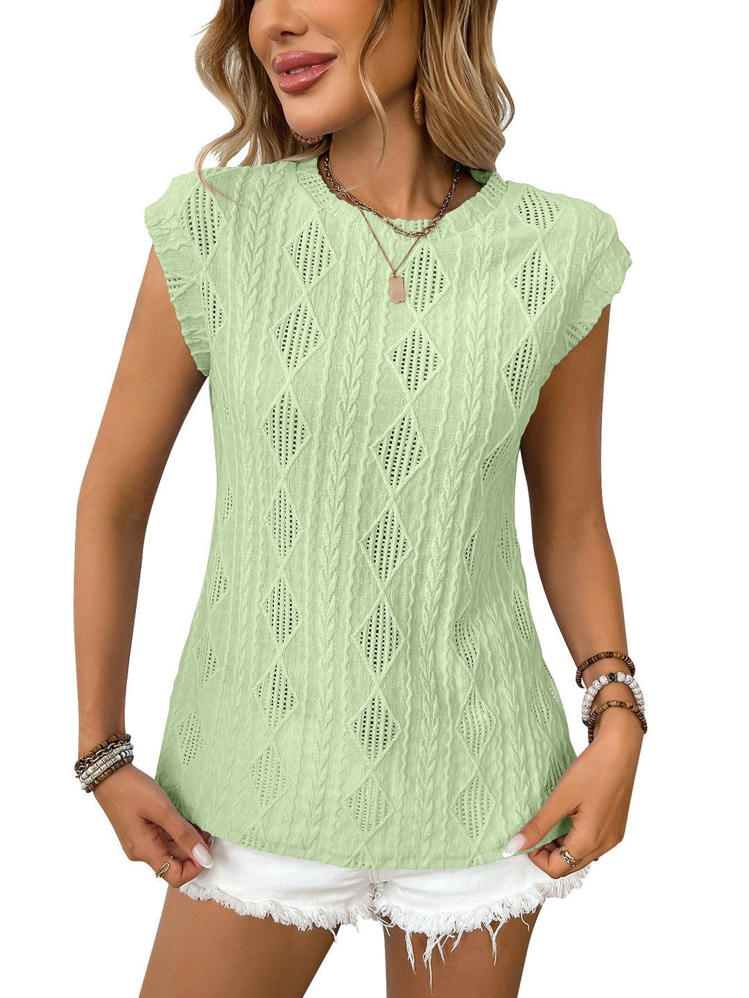 DELICE | Women Lightweight Knit Chic Tee