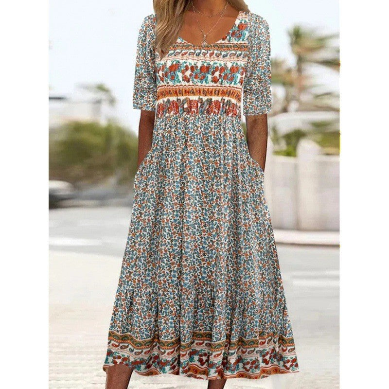 Alessa | Boho Casual Dress – Relaxed Flow Fit