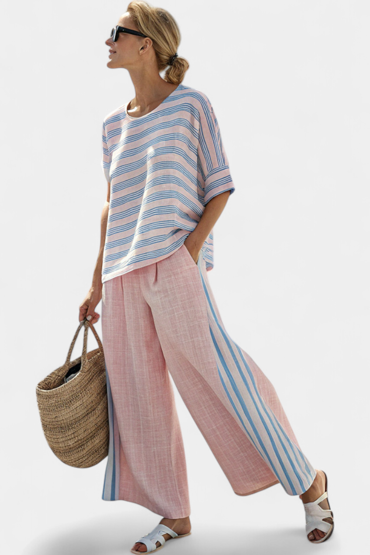Seabreeze & Co. — Coastal Drift Stripe Set