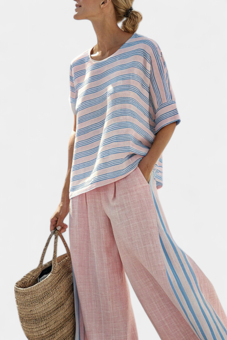 Seabreeze & Co. — Coastal Drift Stripe Set