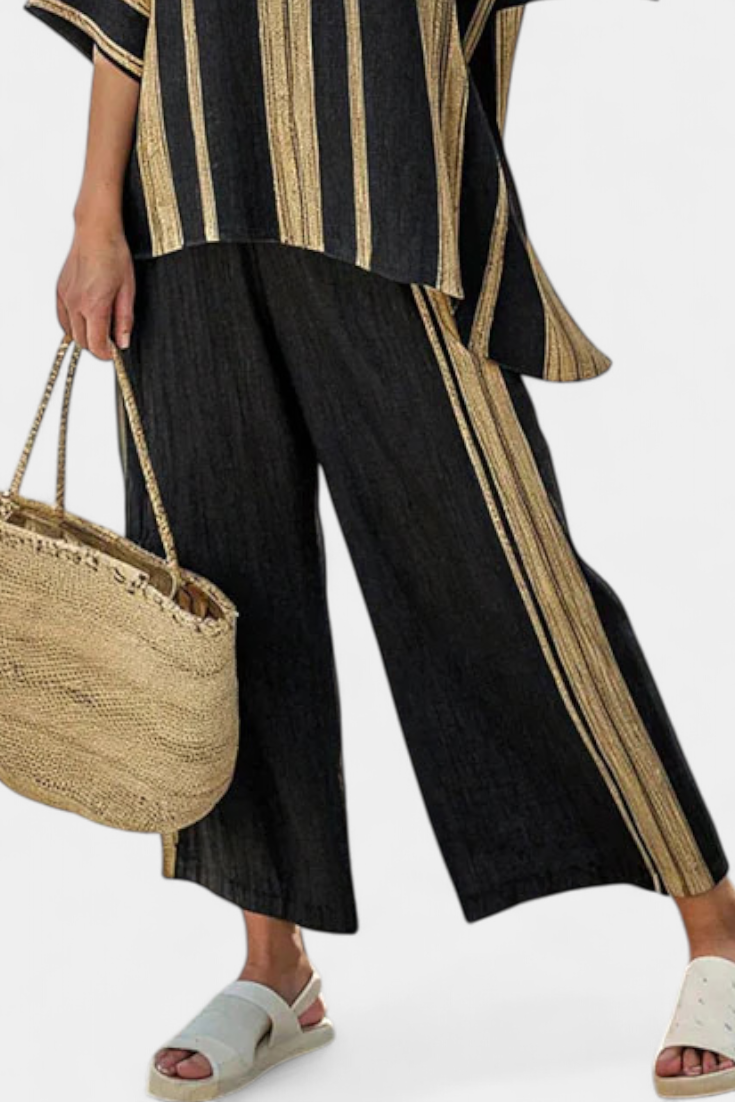 Solvane — Striped Ease Set